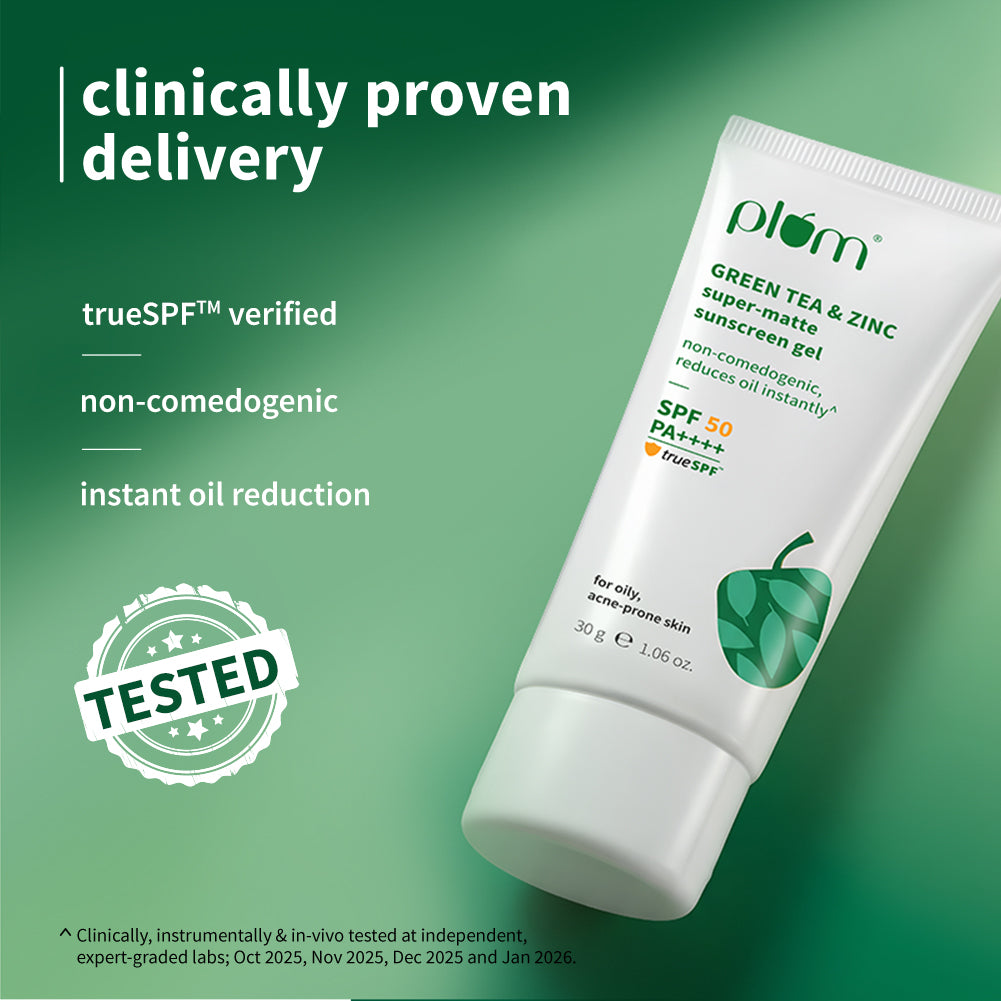 Green Tea & Zinc Super-Matte SPF 50 Sunscreen Gel for Oily Skin | 30 g alternate view
