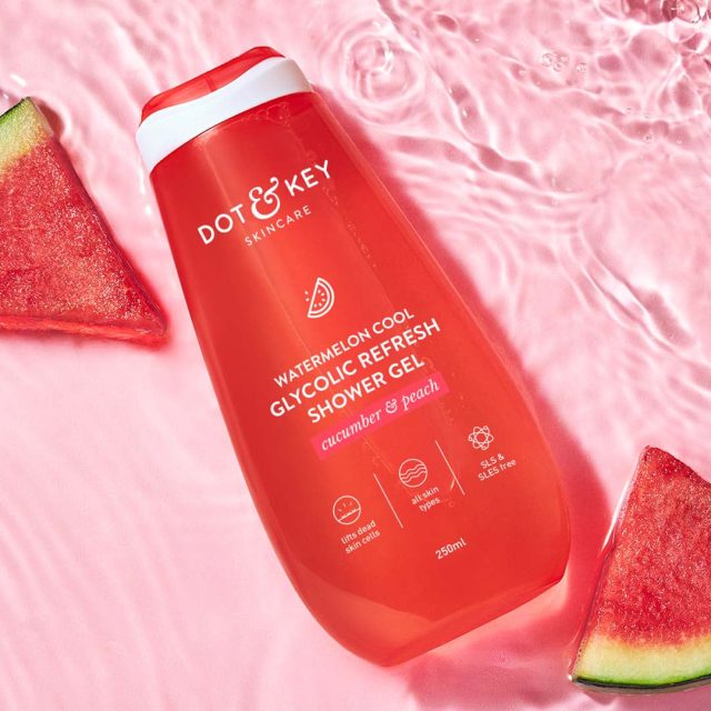 Watermelon Cooling Glycolic Acid Shower Gel by Dot & Key