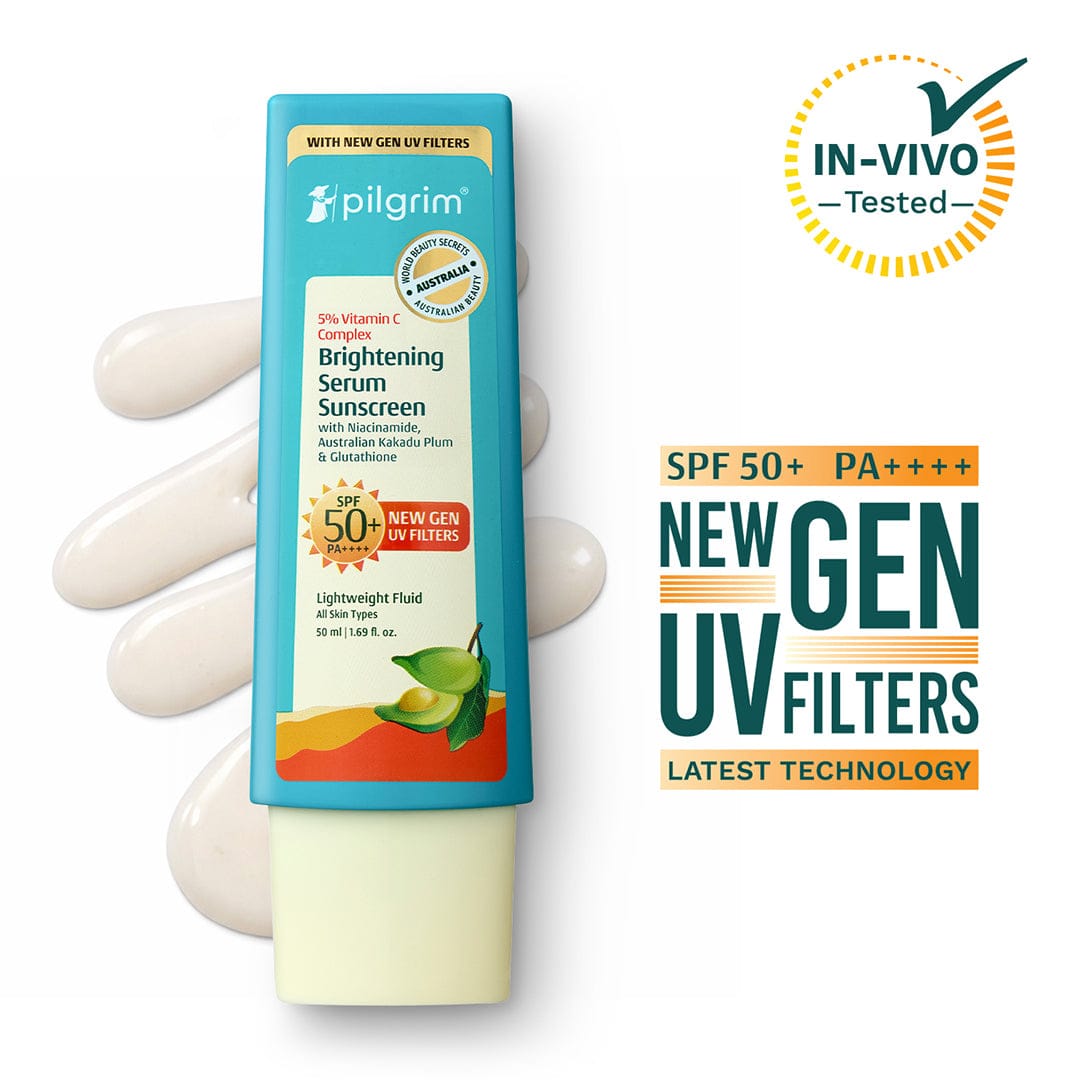 5% Vitamin C Complex Brightening Serum Sunscreen SPF 50+ PA++++ by Pilgrim