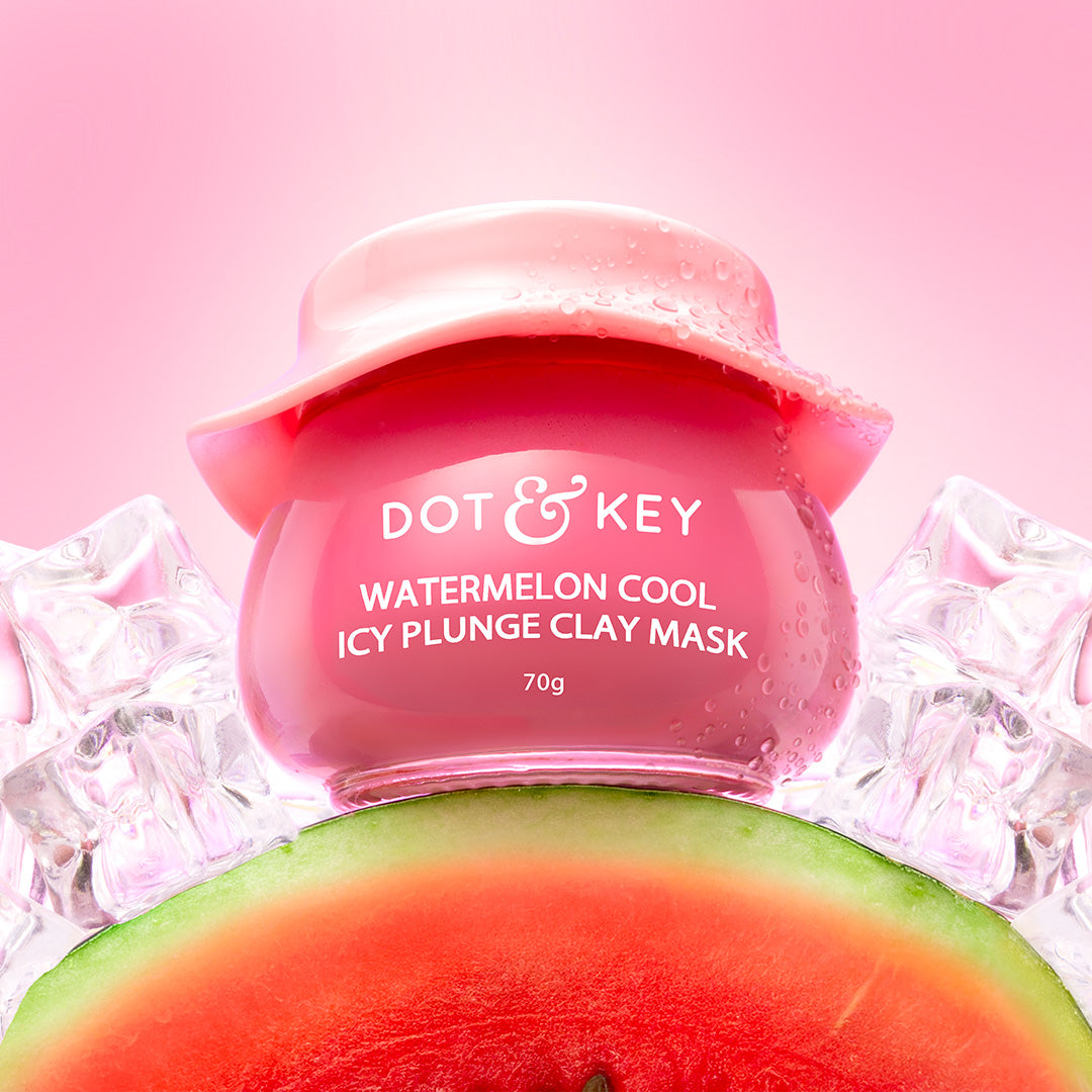 Watermelon Cool Icy Plunge Clay Mask by Dot & Key