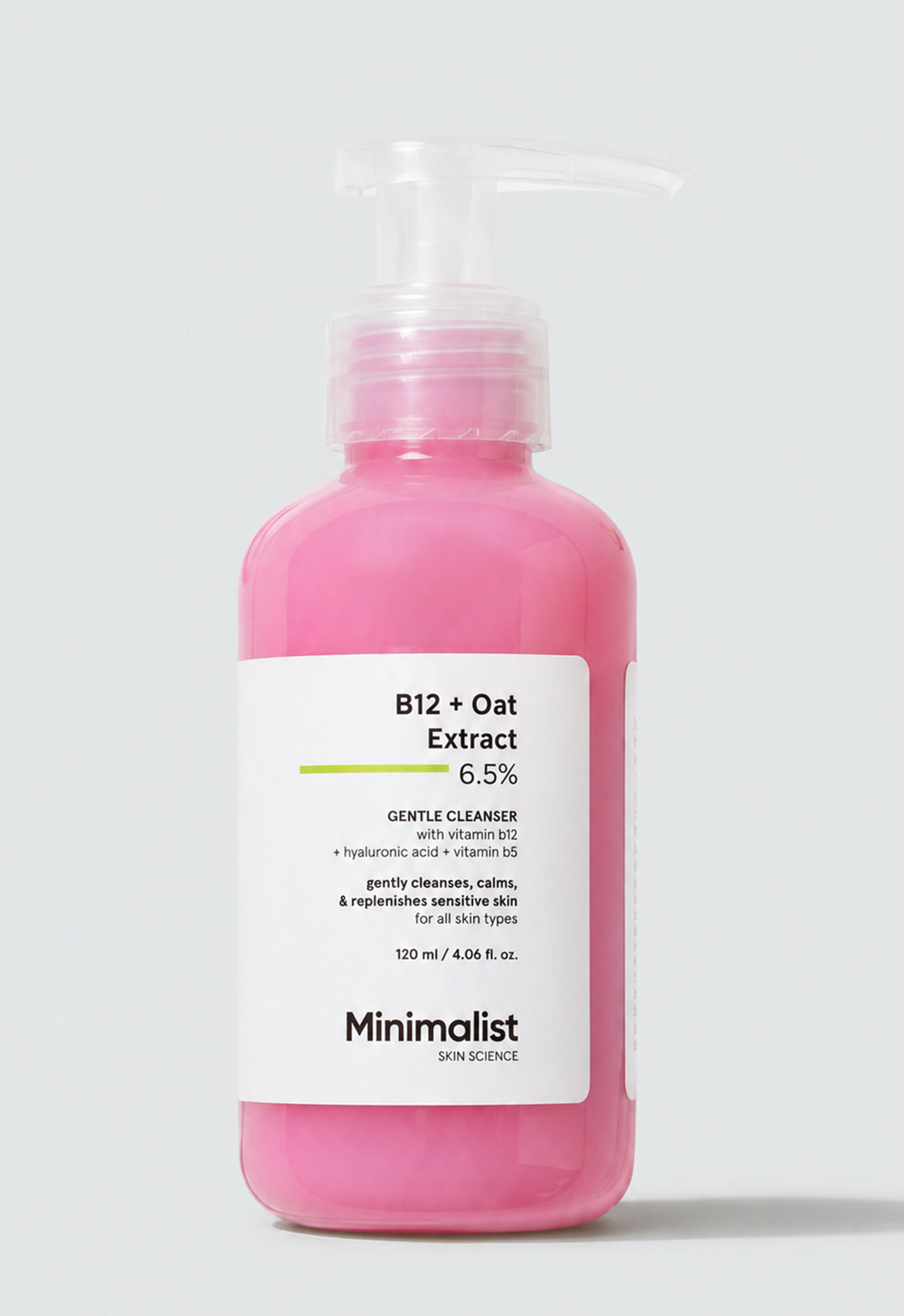 B12 + Oat Extract 6.5% Gentle Cleanser by Minimalist