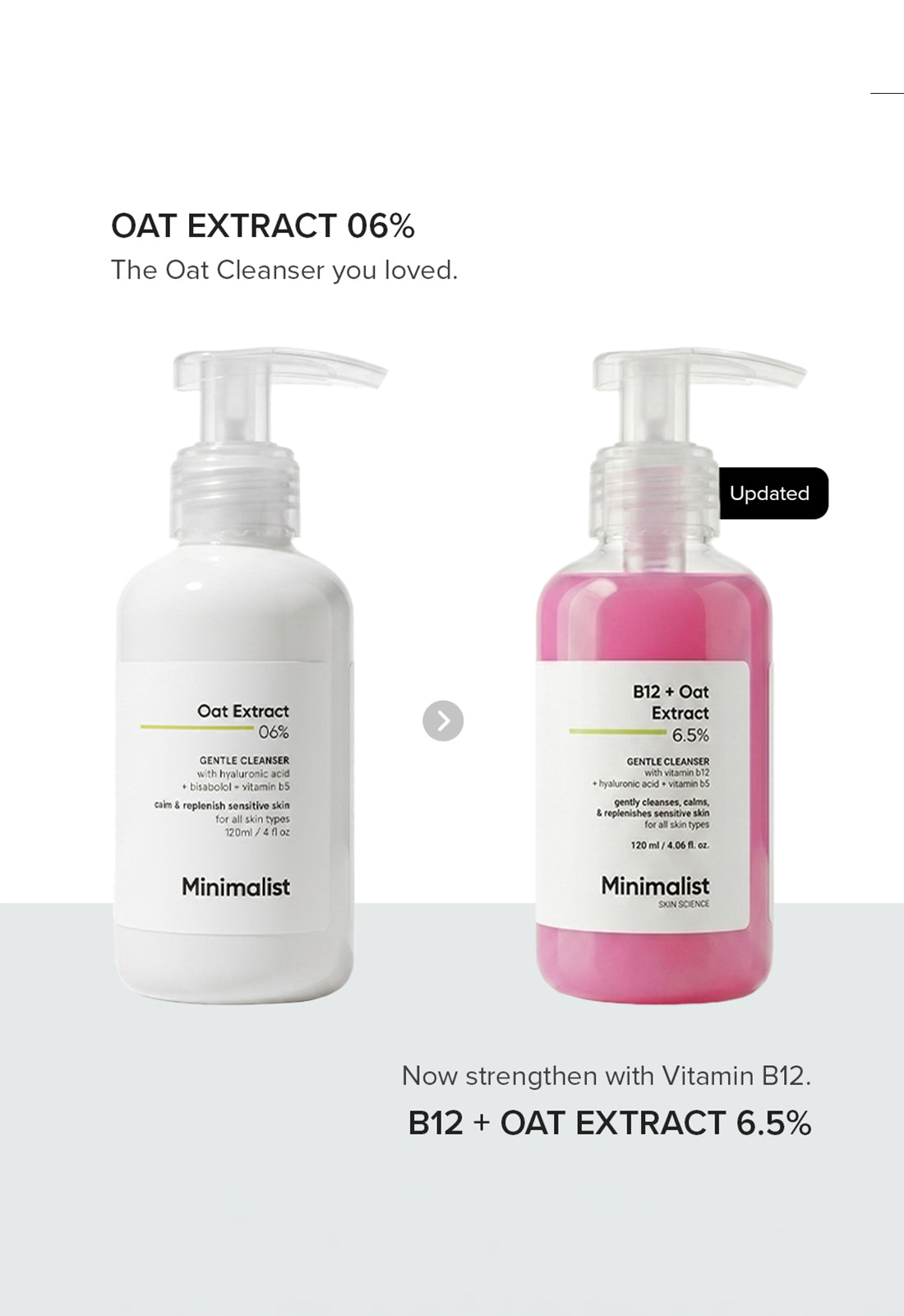 B12 + Oat Extract 6.5% Gentle Cleanser alternate view