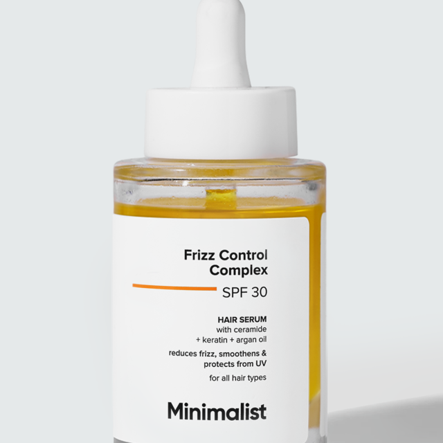 Frizz Control Complex SPF 30 Hair Serum by Minimalist