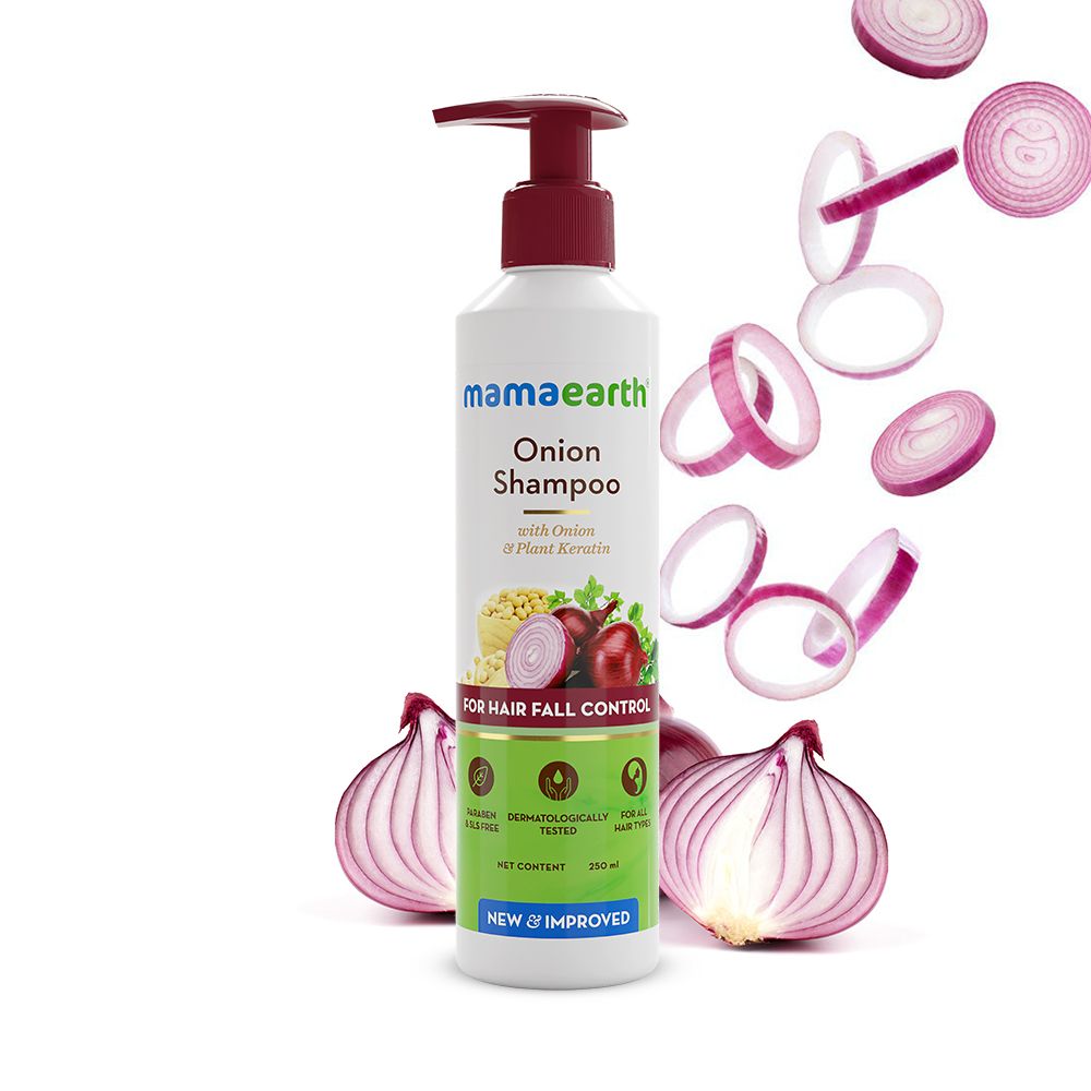 Onion Shampoo with Onion and Plant Keratin for Hair Fall Control - 250ml alternate view
